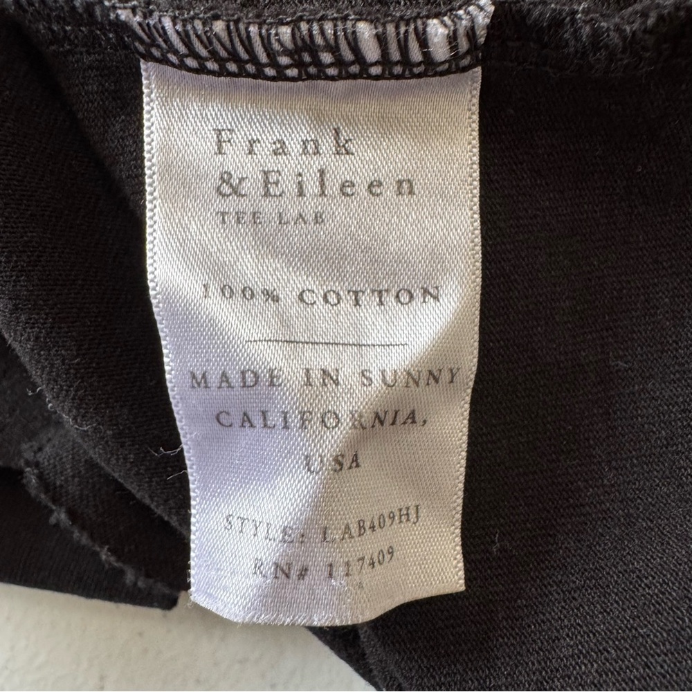Frank & Eileen Cory Vintage Muscle Tee Dress Black Small - Picture 10 of 12